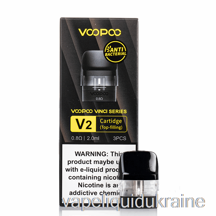 Vape Ukraine VOOPOO DRAG NANO 2 Replacement Pods 0.8ohm Vinci V2 Cartridge